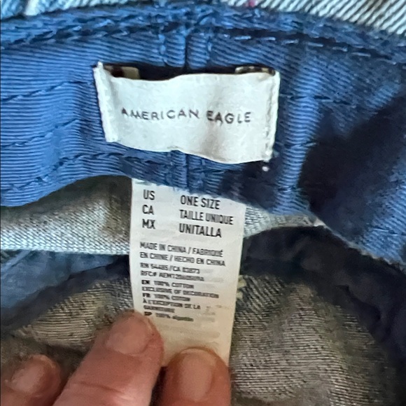 American Eagle Outfitters Light Blue adult Hat with Daisy Design - Picture 2 of 2